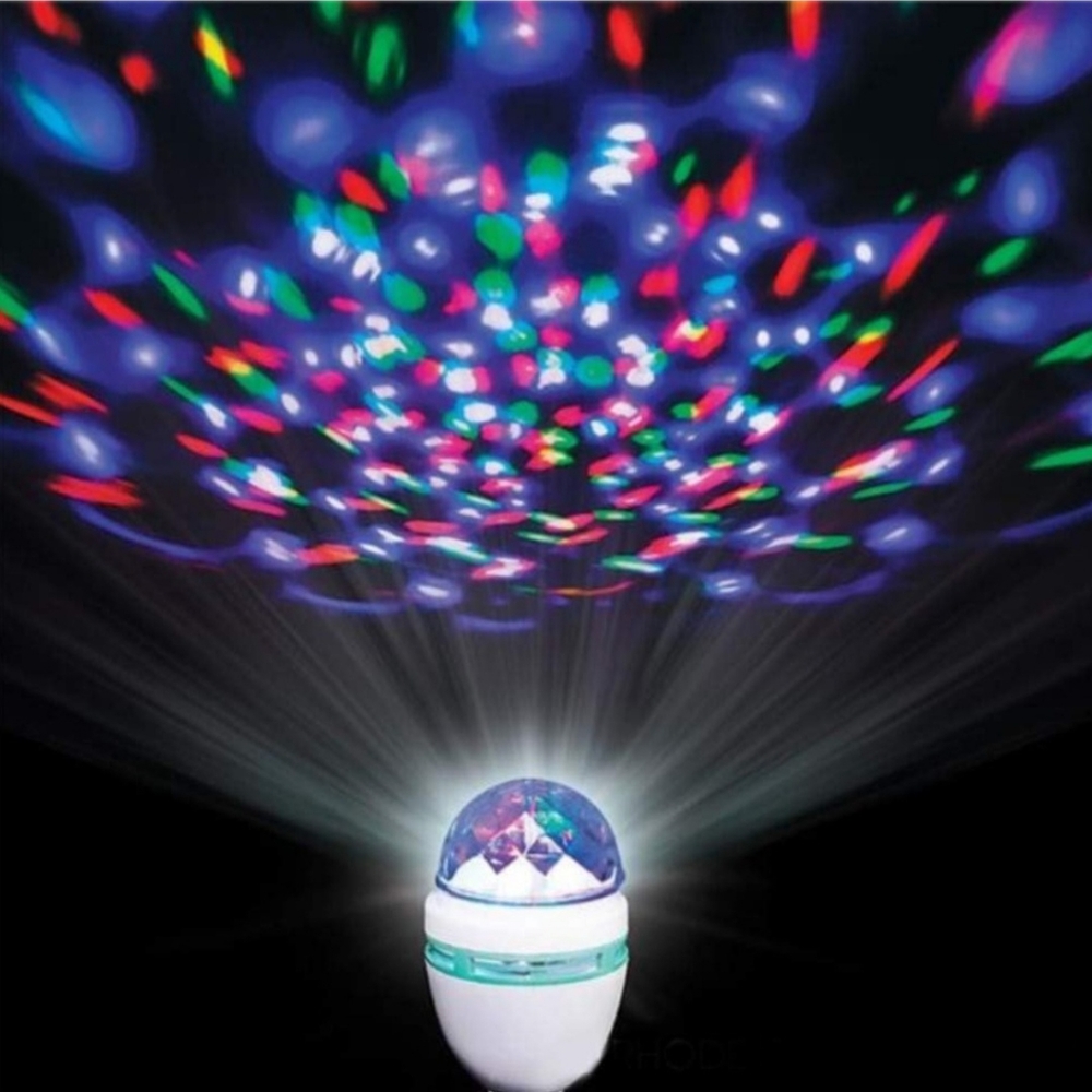 (4) Colorful LED Disco Light Bulbs